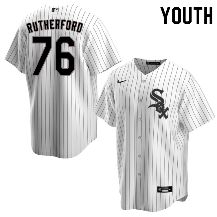 Nike Youth #76 Blake Rutherford Chicago White Sox Baseball Jerseys Sale-Pinstripe